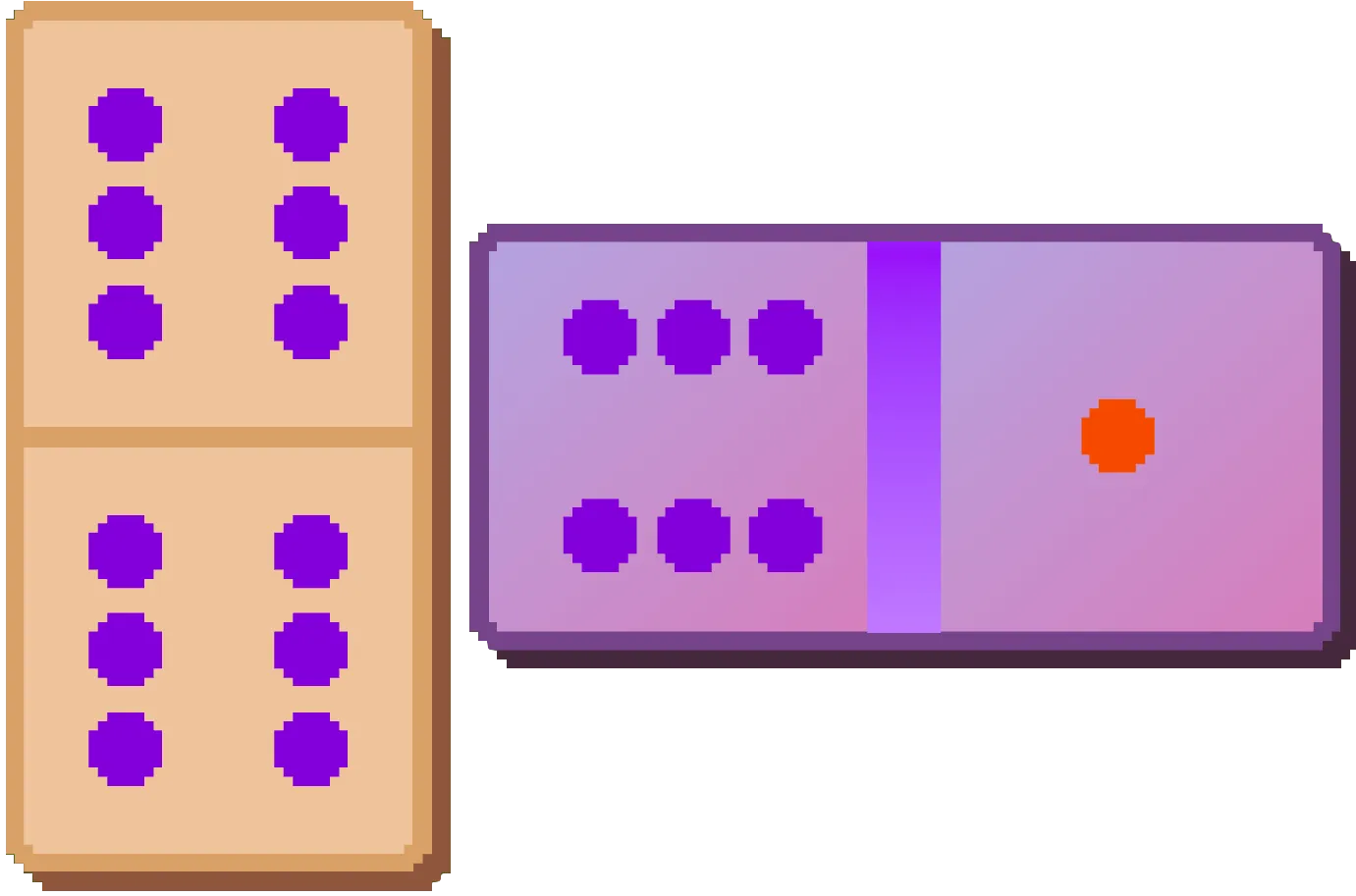 Domino piece
